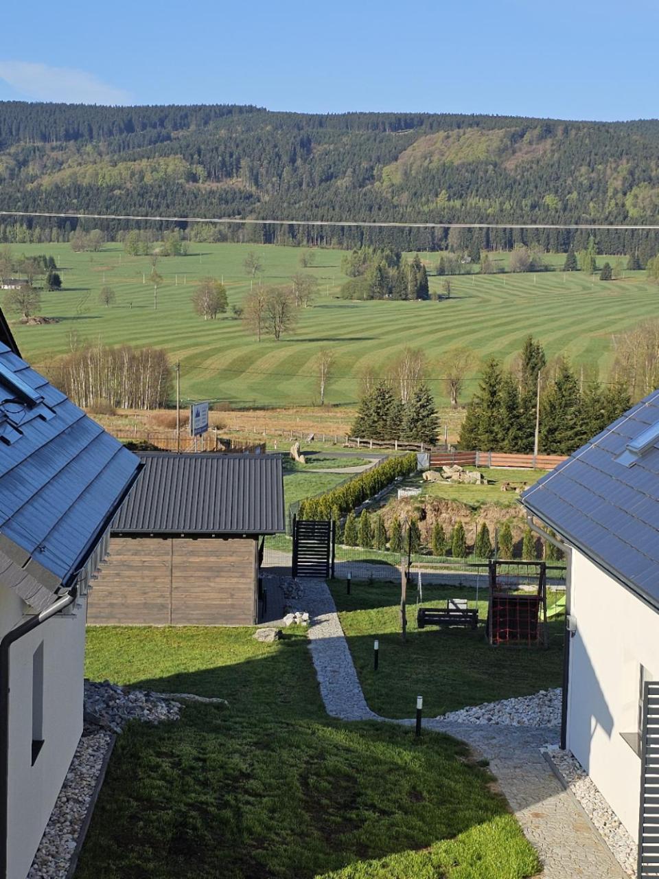 All Season Klimatyzowany Dom Przy Szlaku Z Prywatnym Tarasem I Widokiem Na Gory Orlickie - Sudety Sauna&Jacuzzi, Skalne Miasto Lasowka Ngoại thất bức ảnh